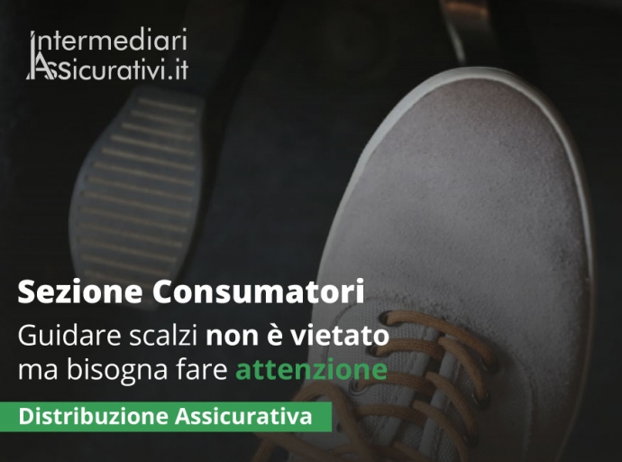 Guidare scalzi non è vietato ma bisogna fare attenzione